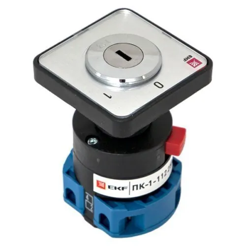 Переключатель кулачковый ПК-1-112 2п 25А "0-1" с ключом EKF pk-1-112-25 фото 11