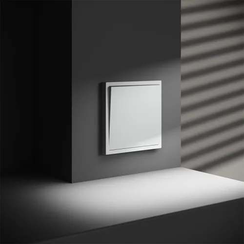 Переключатель перекрестный 1-кл. СП S70 механизм бел. матов. Voltum VLS010502 фото 6