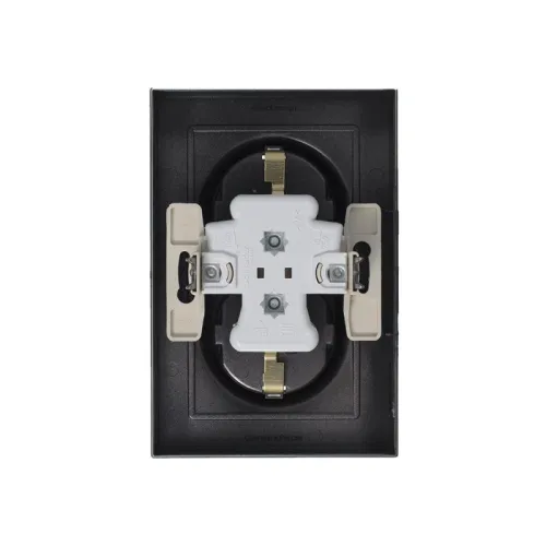 Розетка 2-м СП AtlasDesign 16А IP20 с заземл. в сборе мокко SE ATN000624 фото 5