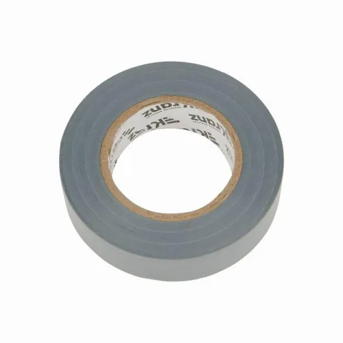 Изолента ПВХ 0.13х19мм 25м сер. Kranz KR-09-2208 фото 4