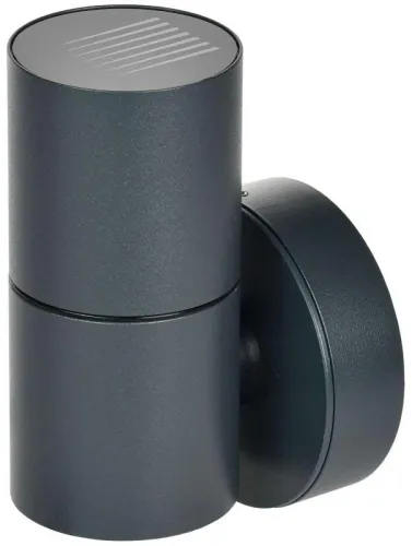 Светильник 5112 GU10 IP65 уличный настенный сер. IEK LT-UPU0-5112-GU10-1-K03