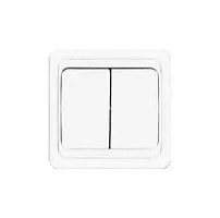 Выключатель 2-кл. СП Валери 10А IP20 бел. UNIVersal В0023