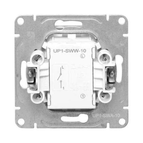 Выключатель 1-кл. СП Эпика механизм алюм. EKF UP1-SWA-10 фото 8