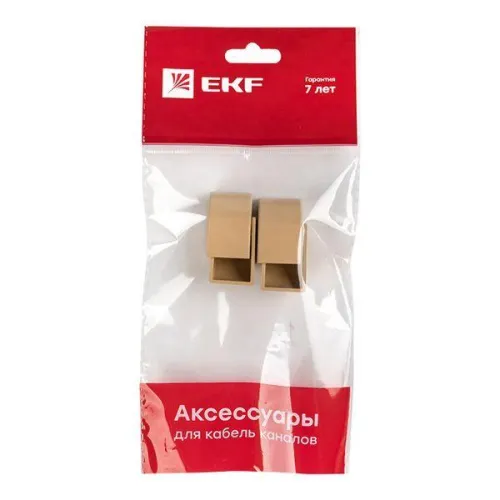 Заглушка 16х16 под свет. дерево Plast PROxima (уп.4шт) EKF ecl-16-16x4 фото 7