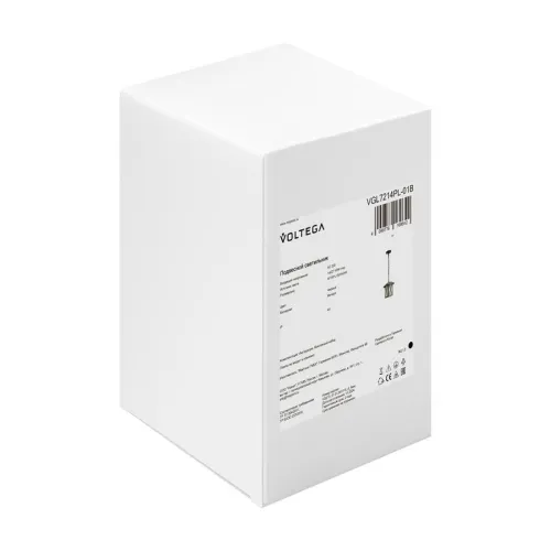 Светильник Gabi 1х40Вт E27 IP44 подвесной Voltega VGL7214PL-01B фото 10