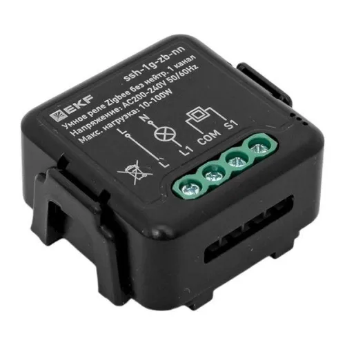 Реле умное в подрозетник 1-канальное Zigbee Connect Select без нейтрали EKF ssh-1g-zb-nn фото 11