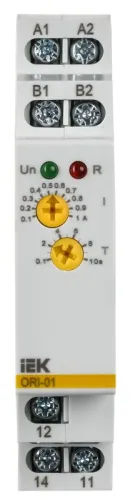 Реле тока ORI 0.1-1А 24-240В AC/24В DC IEK ORI-01-1 фото 3