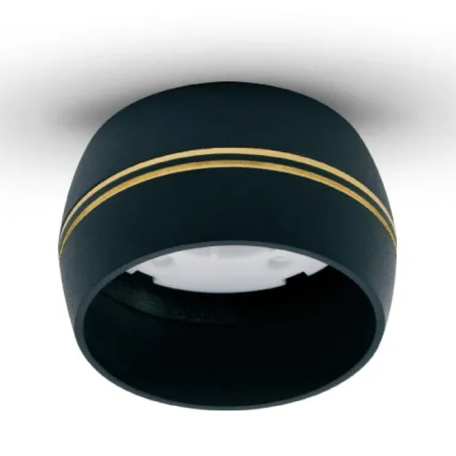 Светильник встраиваемый IP20 металлический под лампу GX53 LGX53-03 C02 черн. Camelion 15398