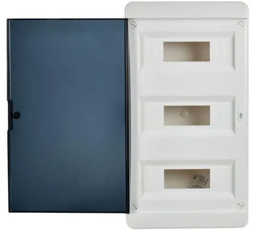 Корпус ЩРВ-П-36 TEKFOR IP41 черн. прозр. дверь пластик. IEK TF5-KP12-V-36-41-K01-K03 фото 3