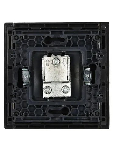 Розетка TV проходная FORTE&PIANO FP129 черн. IEK FP-A10-P-K02 фото 5