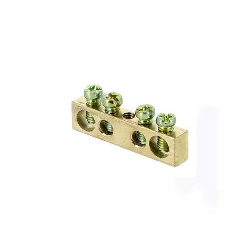 Шина PEN "ноль-земля" 6х9 4 отвер. латунь крепеж по центру PROxima EKF sn0-63-04 фото 2