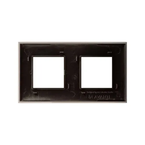 Рамка 2-м 4мод. Avanti "Серый жемчуг" DKC 4424904 фото 3