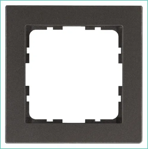Рамка 1-м G-Classic мокко Jasmart G1001Z