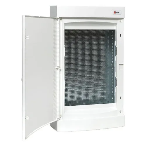 Щит слаботочный навесной Unix 3 габарит IP41 бел. дверь PROxima EKF ux-3m-nw фото 2