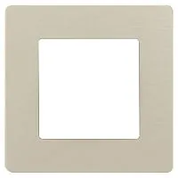 Рамка 1-м 12-5101-02 сатин сл. кость Эра Б0052500