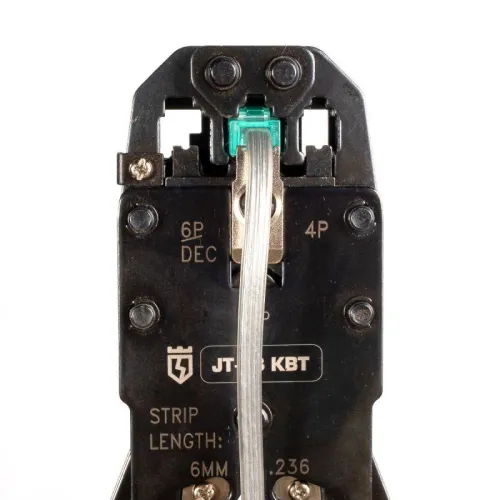 Кримпер многофункциональный с 3-мя смен. модулями для обжима RJ-45 RJ-12 RJ-11 КВТ 79759 фото 5