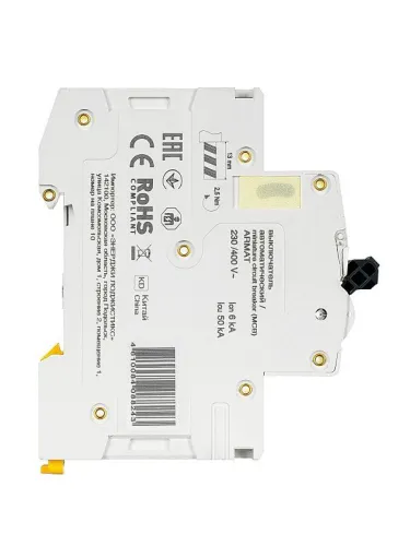 Выключатель автоматический модульный 3п C 40А M06N ARMAT IEK AR-M06N-3-C040 фото 7