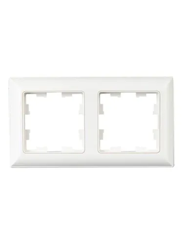 Рамка 2-м BRITE РУ-2-Бр бел./бел. IEK BR-M22-12-K01 фото 2