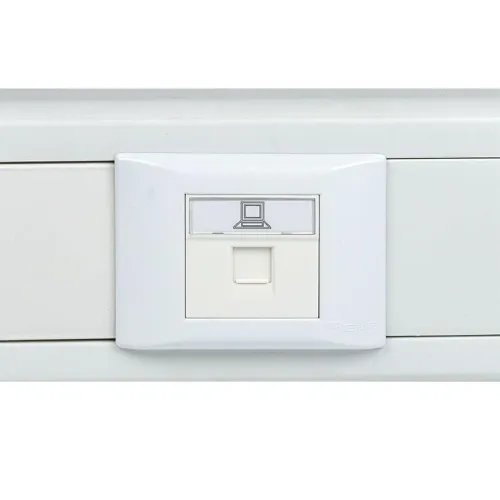 Розетка компьютерная 2мод. RJ45 кат.5E EKF E2MK015E-135-10 фото 2
