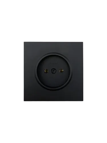 Розетка 1 мест. б/з ПБТ СП ZIMA IP20 16А безвинт. зажим черн. бархат LEZARD 704-4288-121BQC фото 4