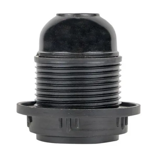 Патрон карболитовый с кольцом E27 черн. EKF LHC-E27-r-s фото 2