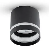 Светильник встраиваемый IP20 под лампу GX53 LGX53-02 C02 черн. Camelion 15395