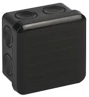 Коробка распределительная ОП 70х70х40мм двухкомпонентн. 8 вводов IP65 черн. Ruvinil 67230Ч