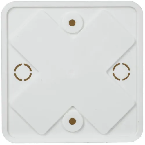 Коробка распаячная ОП 75х75х28 IP20 КМ41216-01 (6 клем. 6кв.мм) бел. IEK UKO10-075-075-028-K01 фото 3