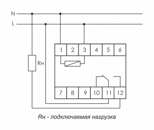 Реле времени PCR-513 8А 230В 1 перекл. IP20 задержка включ. монтаж на DIN-рейке F&F EA02.001.003 фото 2
