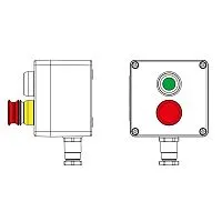 Пост управления взрывозащ. из полиэстера CPE-P-03-(1xP1G(11)-1xP6E(11))-1xKH2MHK(C)1Ex d e IIC Т5 Gb / Ex tb IIIC T95град.C DbIP66/КЗ DKC 2231.031.22.121D