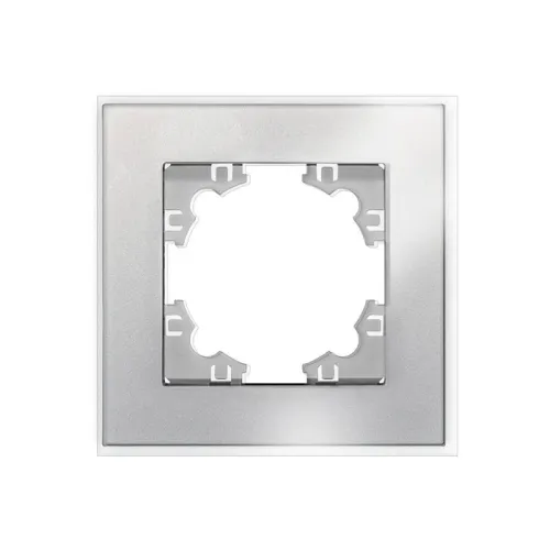 Рамка 1-м Афина стеклянная серебр. UNIVersal 2266