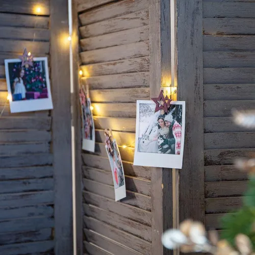 Прищепка деревянная "Звездочки" 16х4.5х1.3см роз. (уп.6шт) Neon-Night 504-034 фото 2