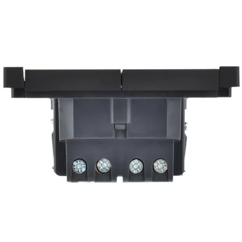 Выключатель перекрестный 2-кл. СП FORTE&PIANO 10А FP109 черн. IEK FP-V23-0-10-1-K02 фото 3