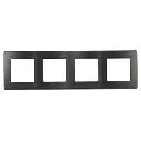 Рамка 4-м 12-5104-12 сатин графит Эра Б0052535
