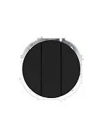 Выключатель 3-кл. СП OSEN механизм черн. бархат LEZARD 743-4288-109