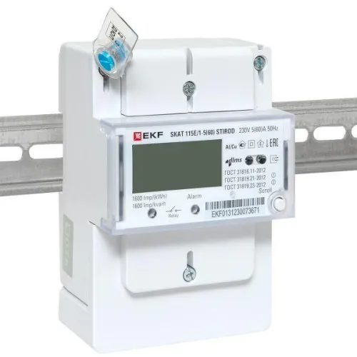 Счетчик SKAT 115E/1-5(60) STIROD 1ф 2т МСК+0 EKF 11503R фото 9