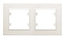 Рамка 2-м Karea горизонт. крем. Makel 56010702
