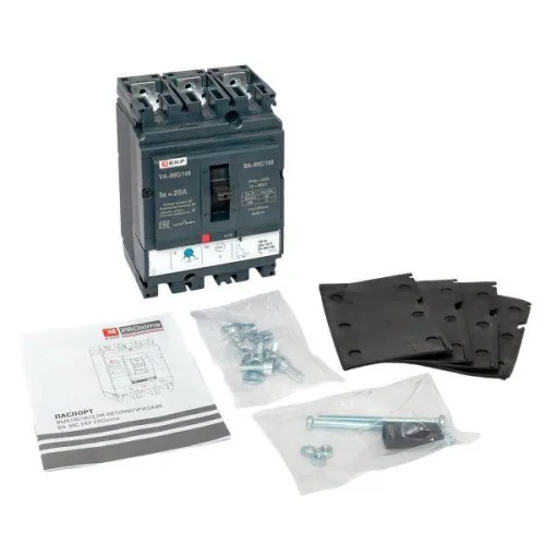 Выключатель автоматический 3п 100/20А 36кА ВА-99C Compact NS PROxima EKF mccb99C-100-20 фото 2