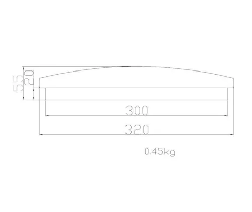 Светильник светодиодный LBS-8232 32Вт 6500К band настенно-потолочный Ultraflash 15151 фото 2