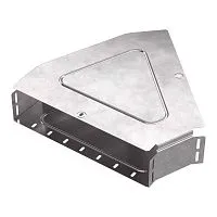 Угол горизонтальный 45град. 400х100 с крышкой Стандарт Промрукав PR16.0615