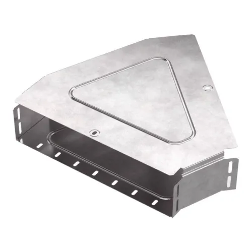 Угол горизонтальный 45град. 400х100 с крышкой Стандарт Промрукав PR16.0615