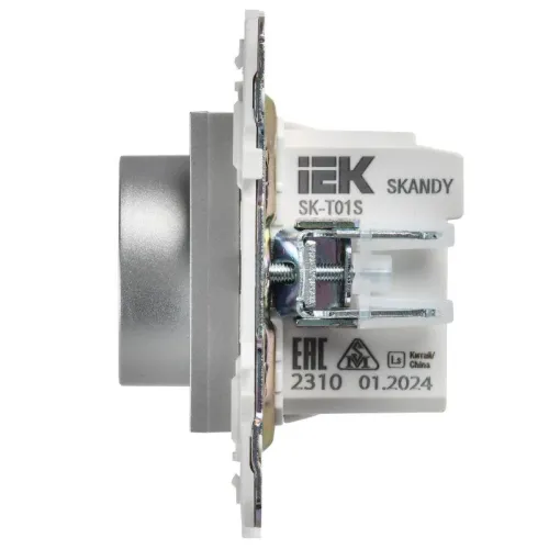 Термостат электронный SKANDY SK-T01S с индикацией серебр. IEK SK-RT11-K23 фото 3