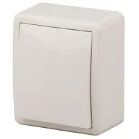 Выключатель 1-кл. ОП Эра Эксперт 10А IP20 11-1201-02 250В 10AX сл. кость Эра Б0020655