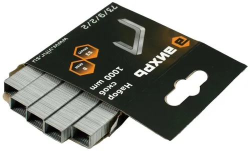 Скоба для мебельного степлера 8мм тип 53 (уп.1000шт) Вихрь 73/9/2/2 фото 2