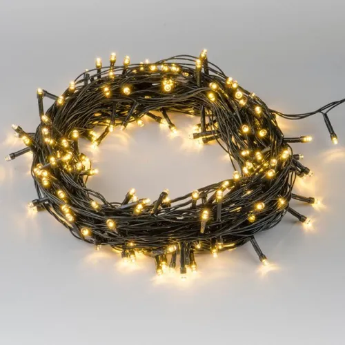 Гирлянда LED ULD-S2000-200/DGA WARM WHITE IP20 20м 200 диодов тепл. бел. свет провод зел. Uniel UL-00007308 фото 3