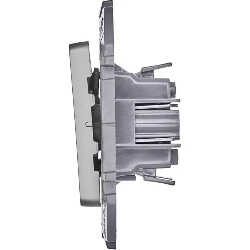 Выключатель 2-кл. Inspiria 10А IP20 250В 10AX механизм алюм. IEK 673622 фото 4