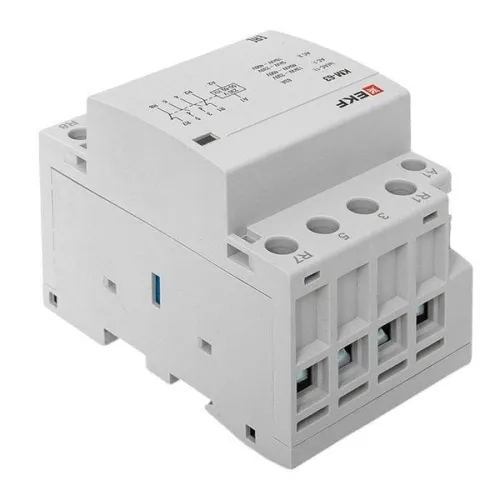 Контактор модульный КМ 63А 2NО+2NC (3 мод.) PROxima EKF km-3-63-22 фото 2