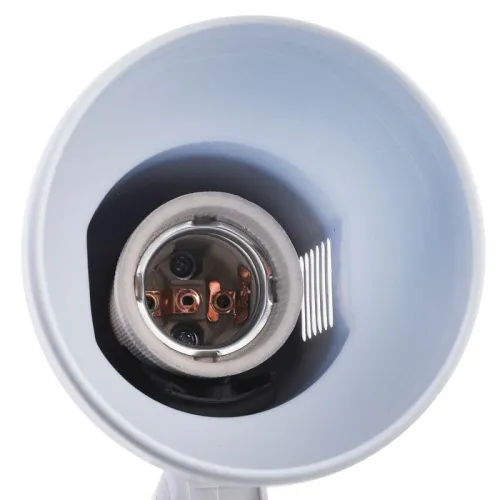 Светильник H-035 прищепка 220В 40Вт метал. бел. Camelion 7198 фото 5