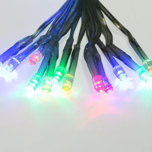 Гирлянда светодиодная "Сеть" 1х1.5м 96LED мультиколор 12Вт 220-240В IP20 с контроллером 8 режимов провод ПВХ прозр. Neon-Night 215-119-6 фото 10