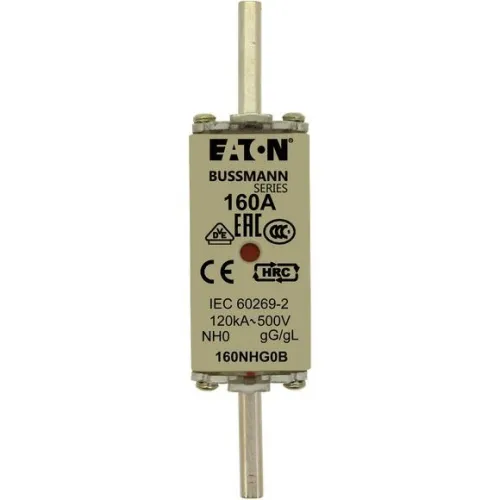 Предохранитель NH 50А 500В GL/GG 0 двойн. индикация EATON 50NHG0B